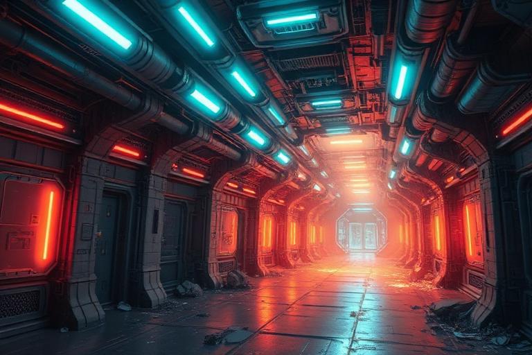 Station spatiale en perdition